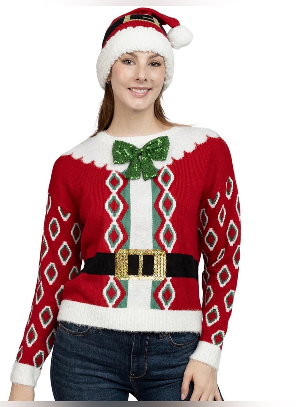 Jollidays Mrs.Claus Ugly Christmas Sweater